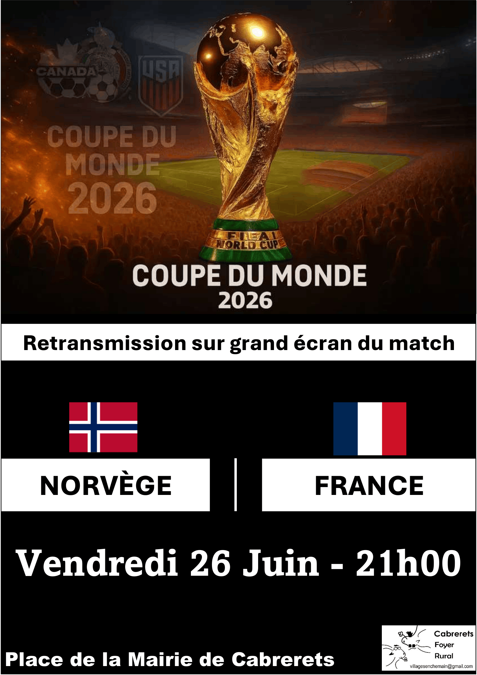 Retransmission des matchs de la Coupe du Monde à Cabrerets, Cabrerets - photo 4