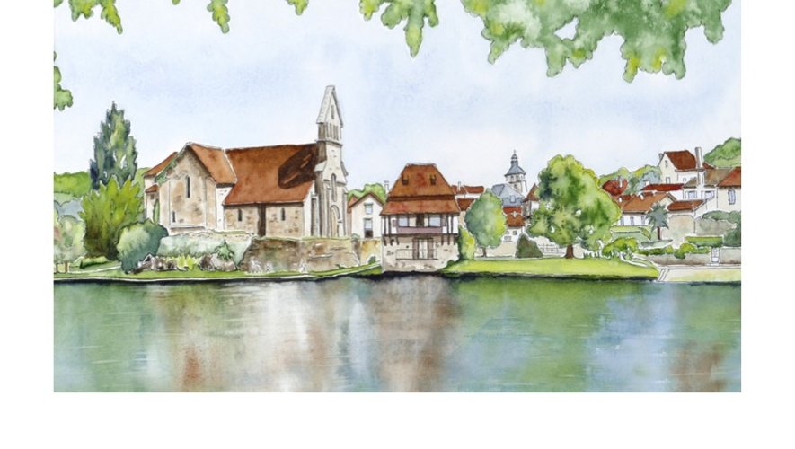 Exposition d'Annick Laloy -  terre, bois et eau