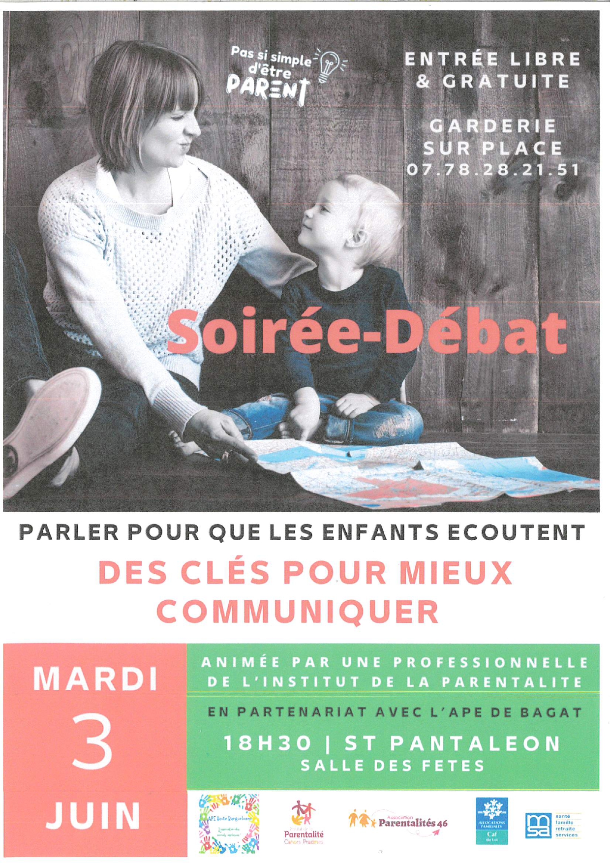 Soirée-Débat parentalité