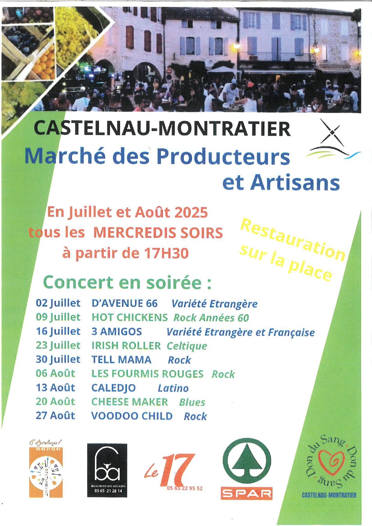 Marché des Producteurs et Artisans à Castelnau-Montratier