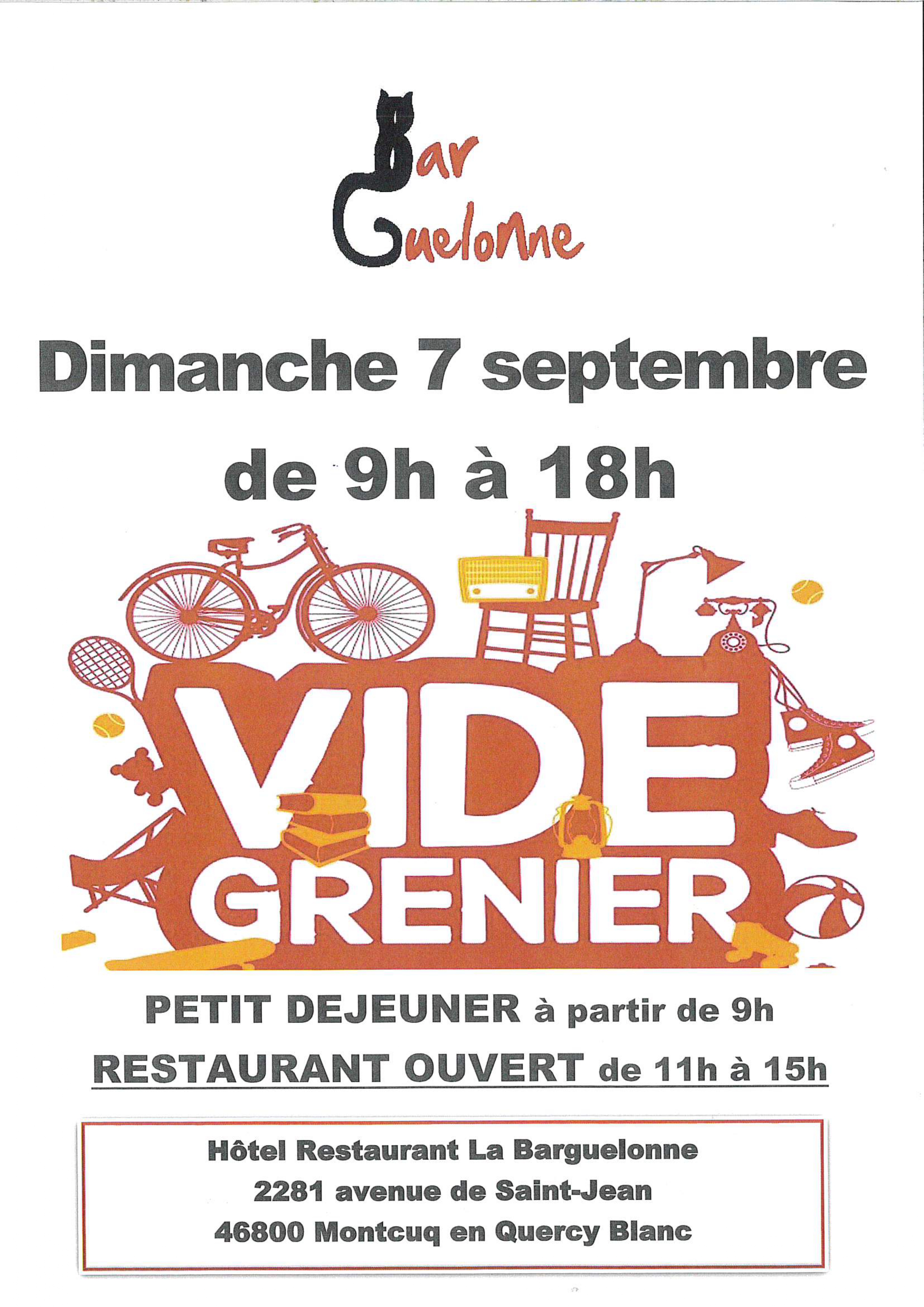 Vide-greniers à Montcuq