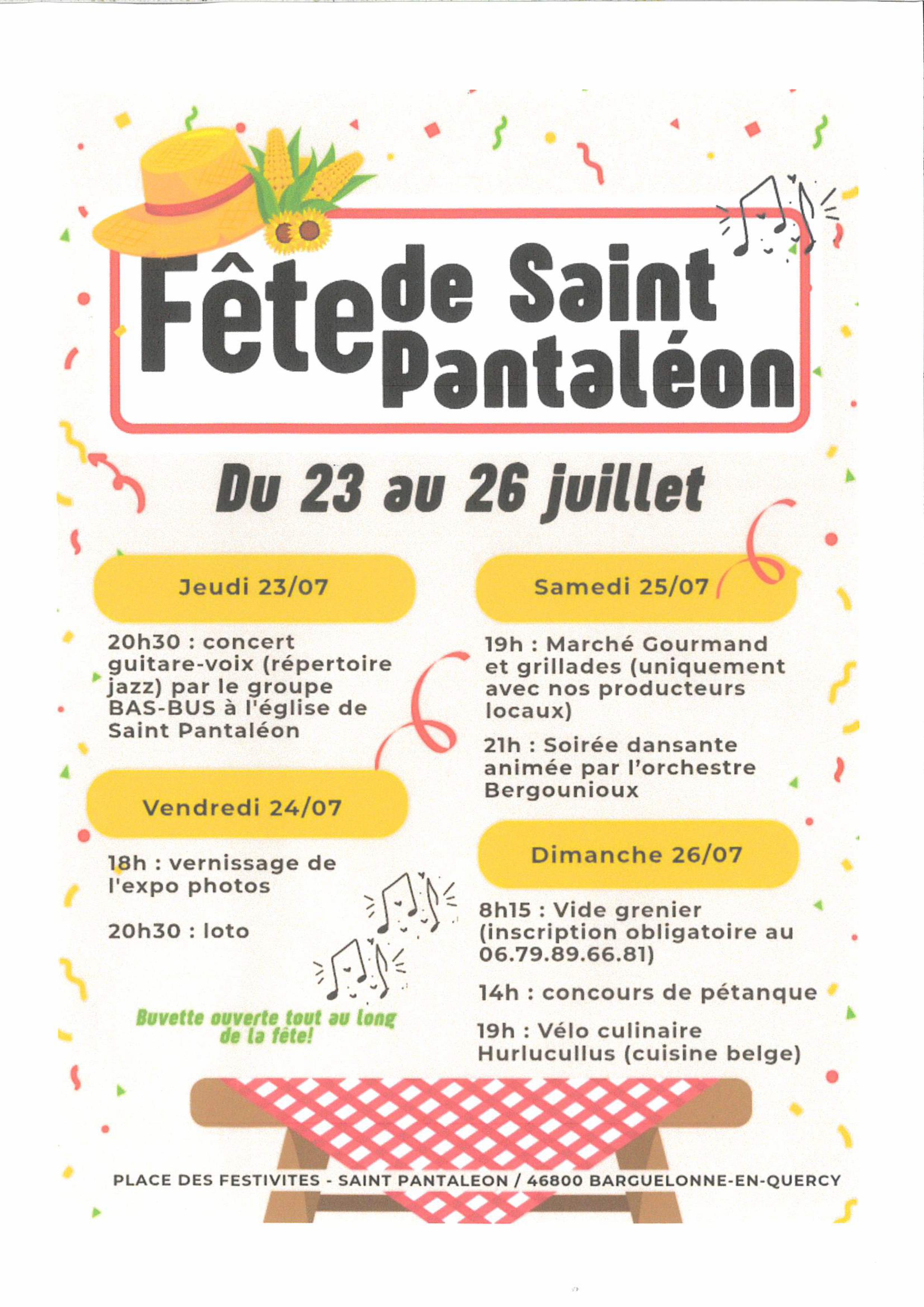 Fête Votive de Saint-Pantaléon
