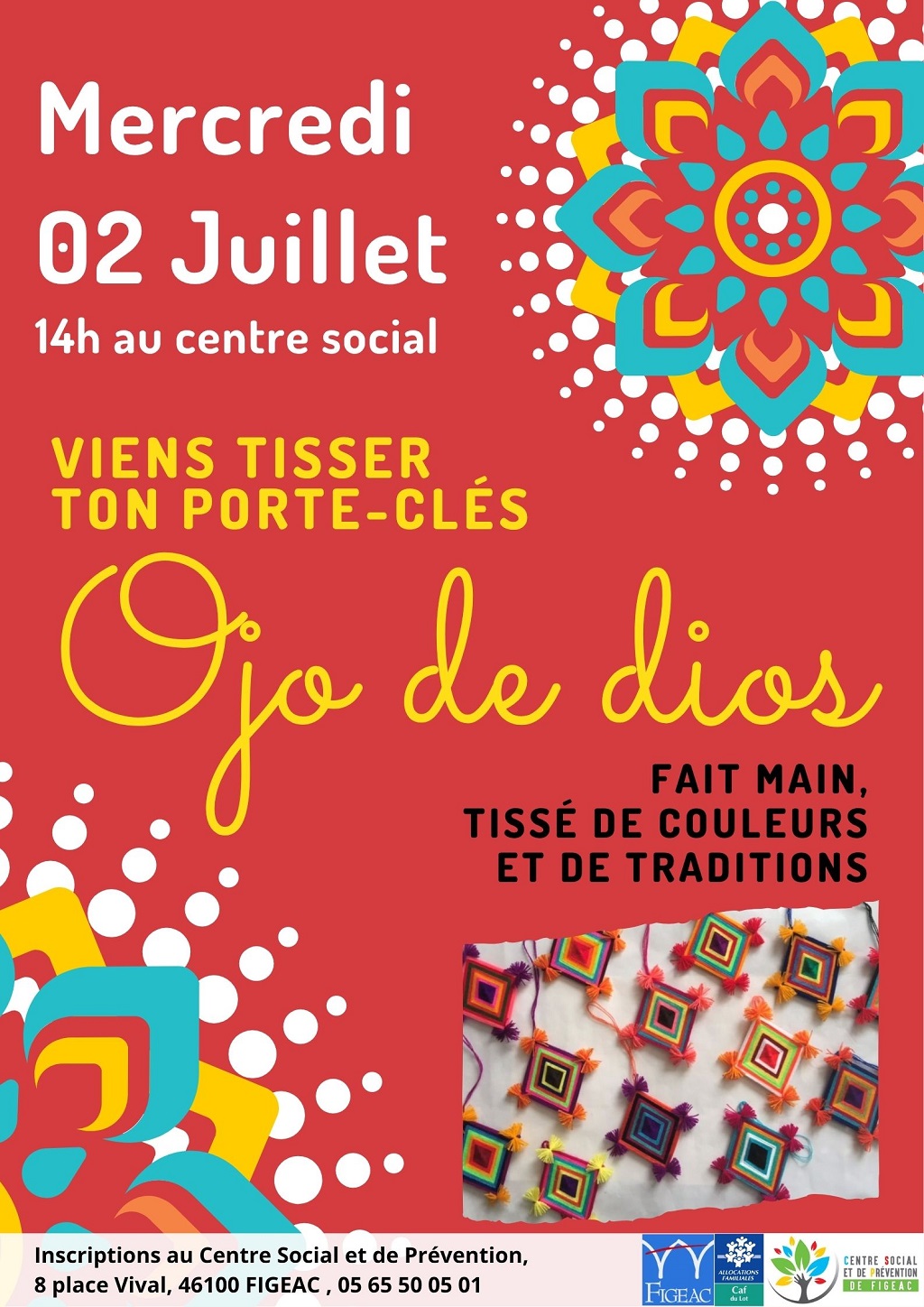 Atelier tradition mexicaine des Ojos de Dios !