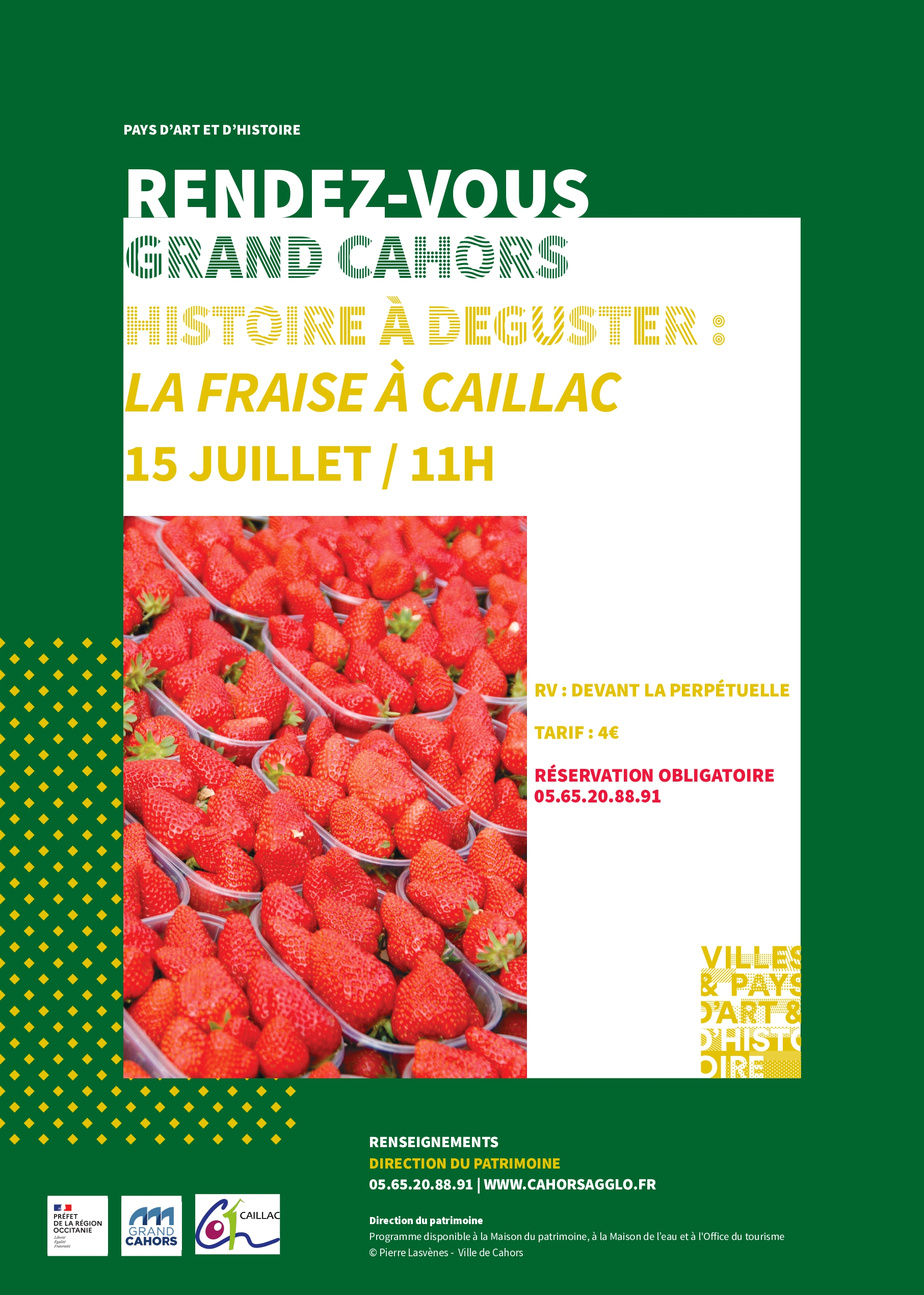 Animation : la fraise à Caillac