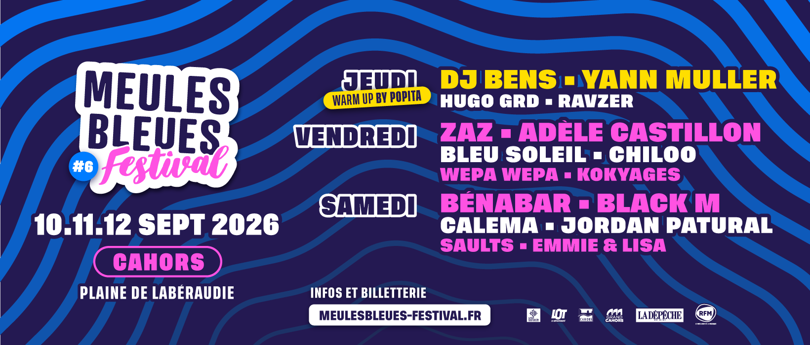 Le Meules Bleues Festival : Bénabar, Calema et Black M