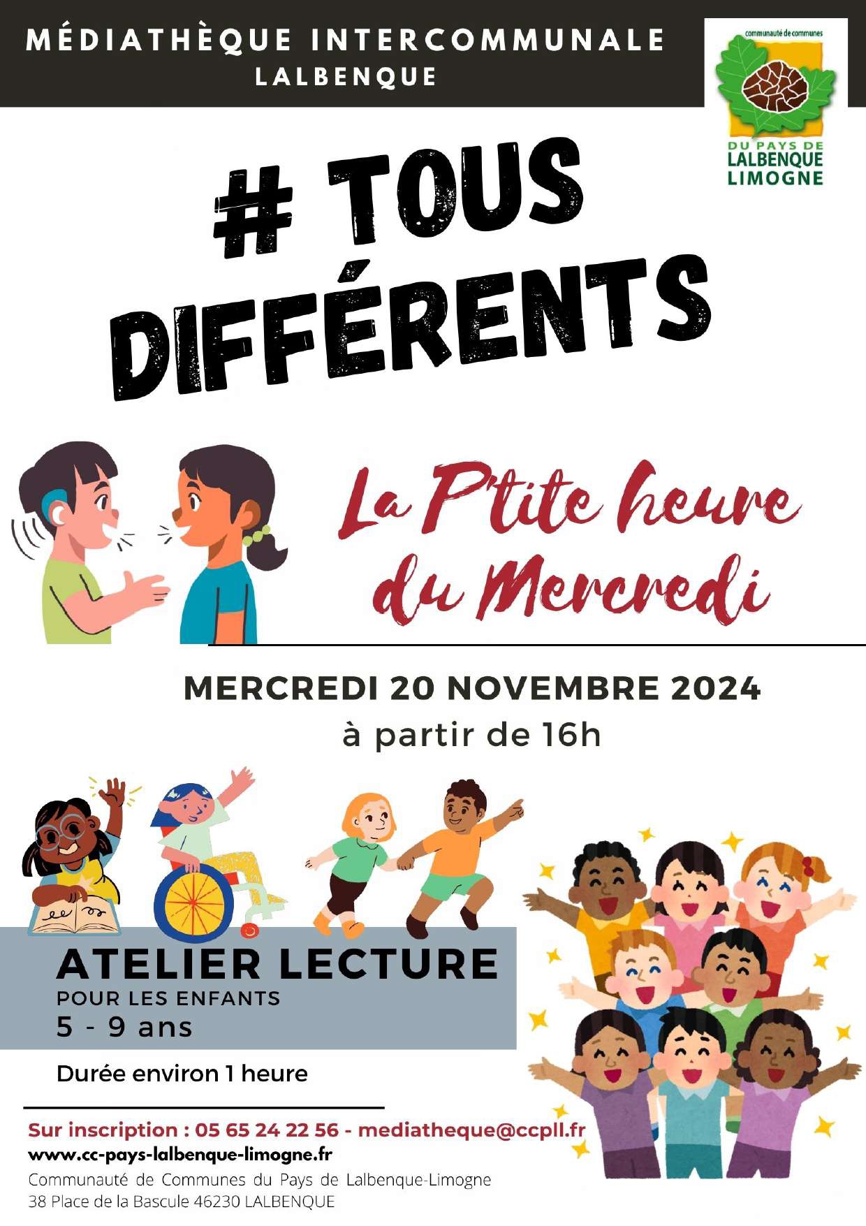 La P'tite Heure du Mercredi : # Tous Différents