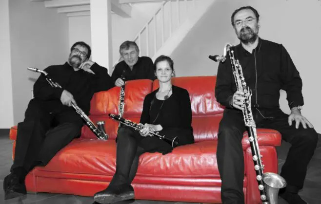Saison culturelle Lalbenque-Limogne : Quatuor de clarinettes SIB&LA de la Samba à Beethoven