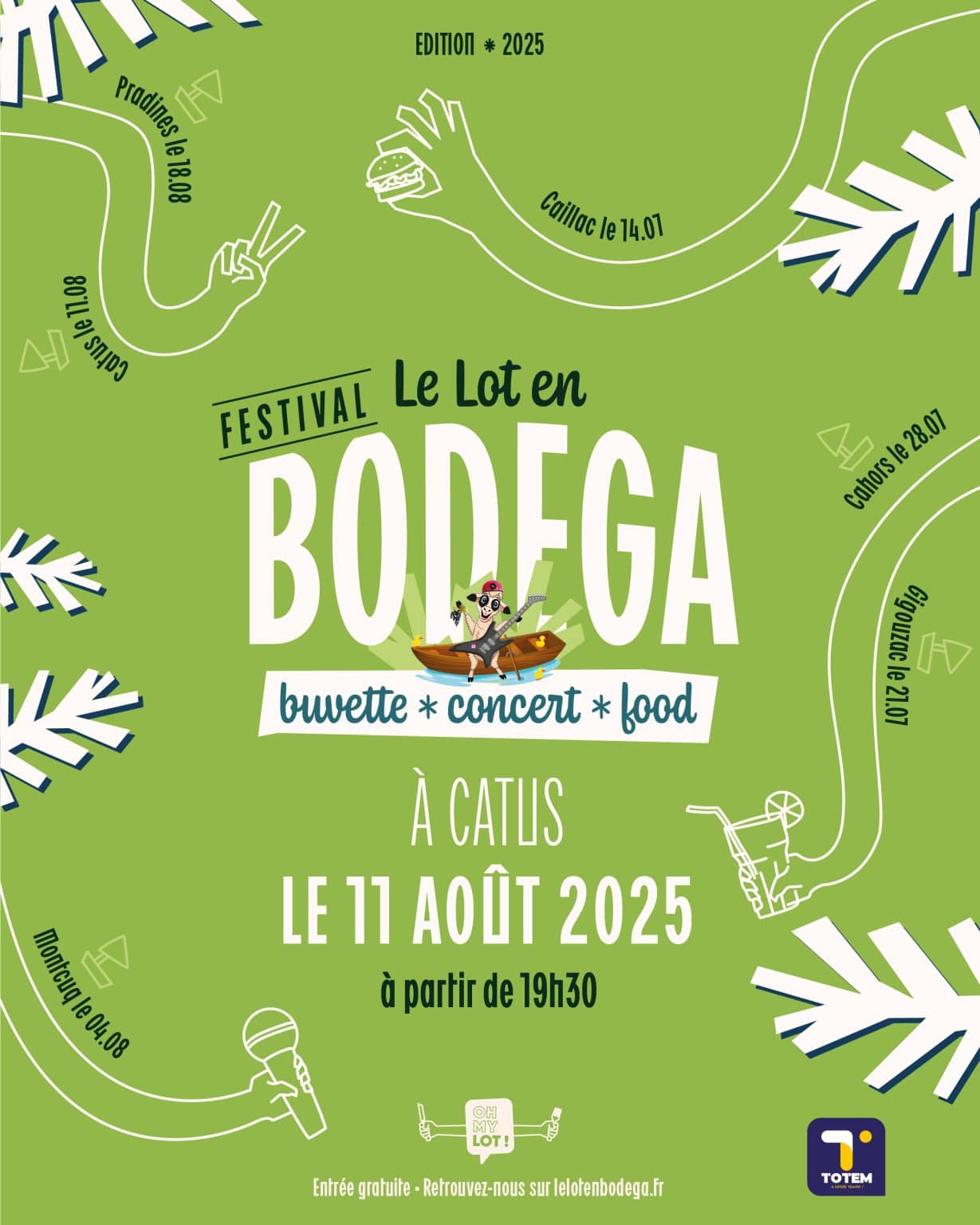 Le Lot en Bodéga à Catus