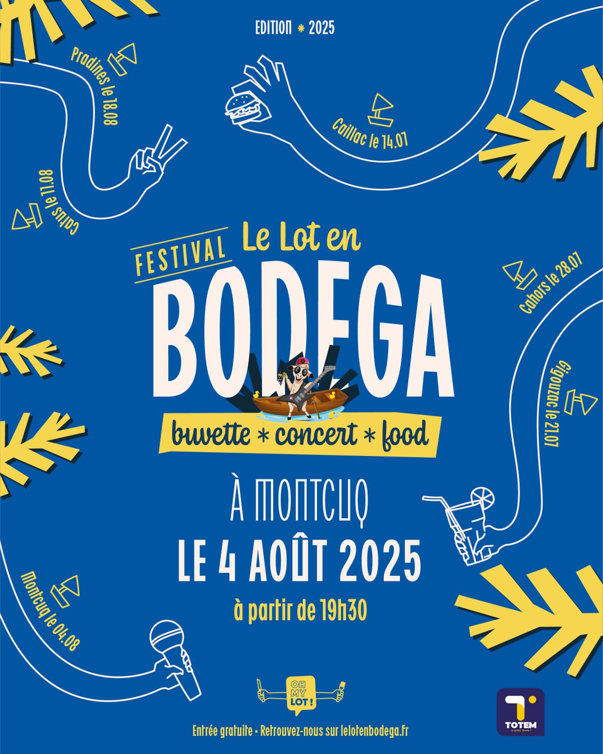 Le Lot en Bodéga à Montcuq