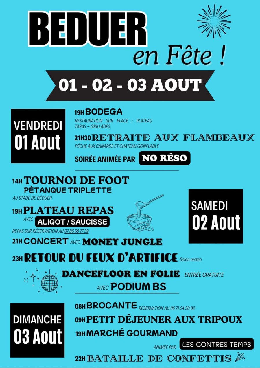 Fête votive de Béduer