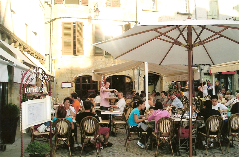 Pizzéria du Mercadial - terrasse