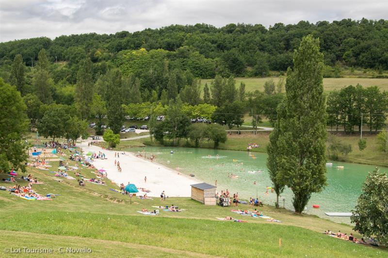 Plan d'eau à Montcuq