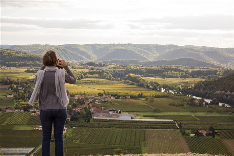 Crayssac - Point de vue de la Cévenne
