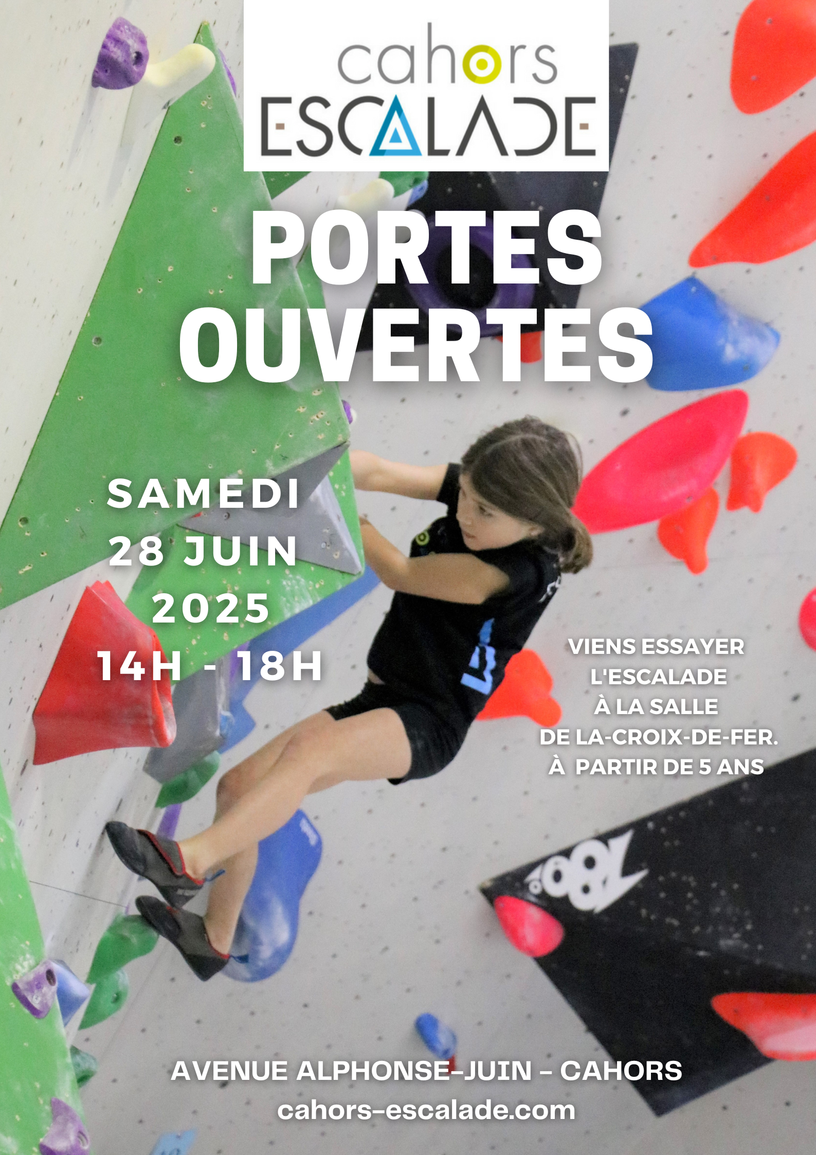 Journée portes ouvertes à Cahors Escalade