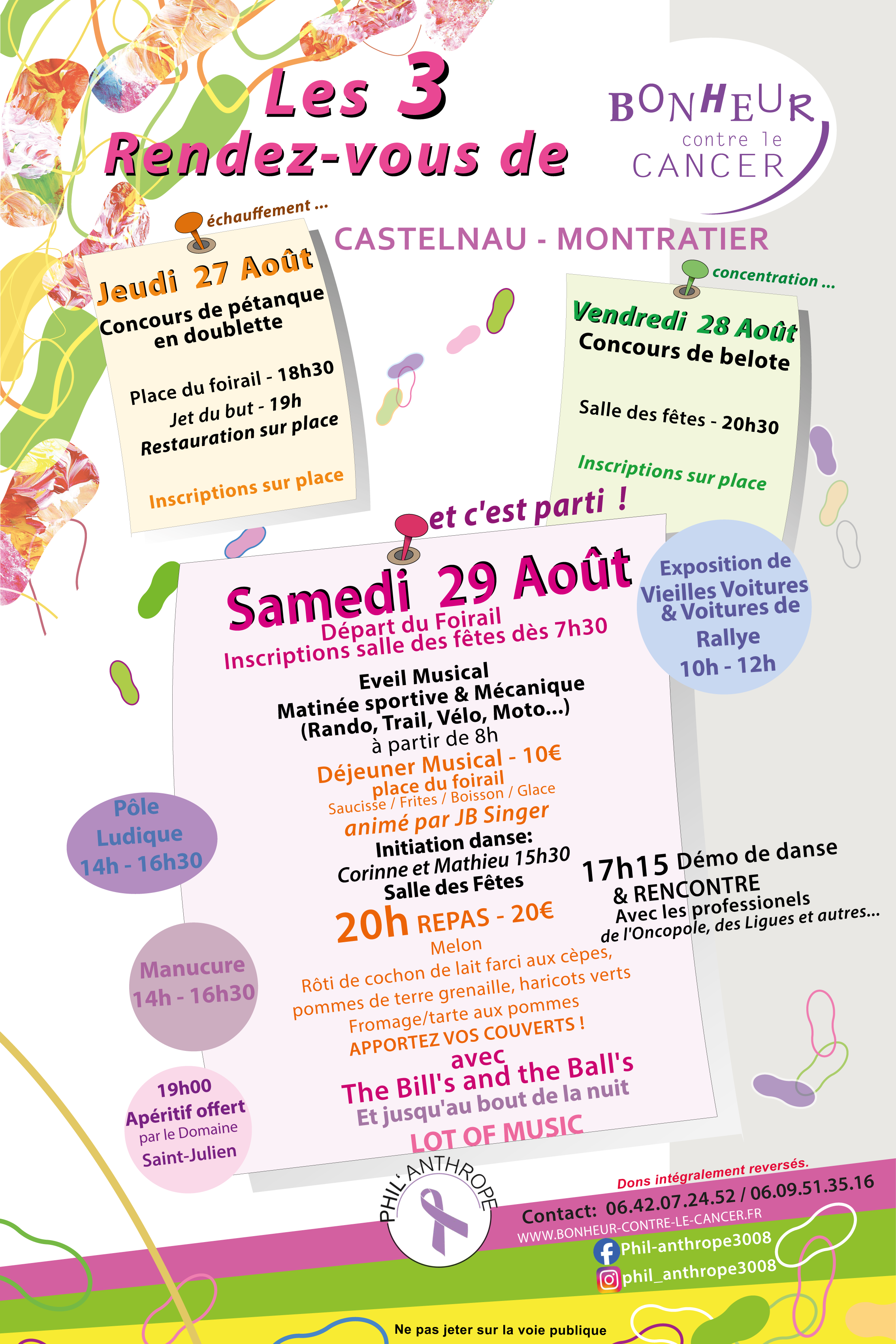Journée Bonheur Contre le Cancer