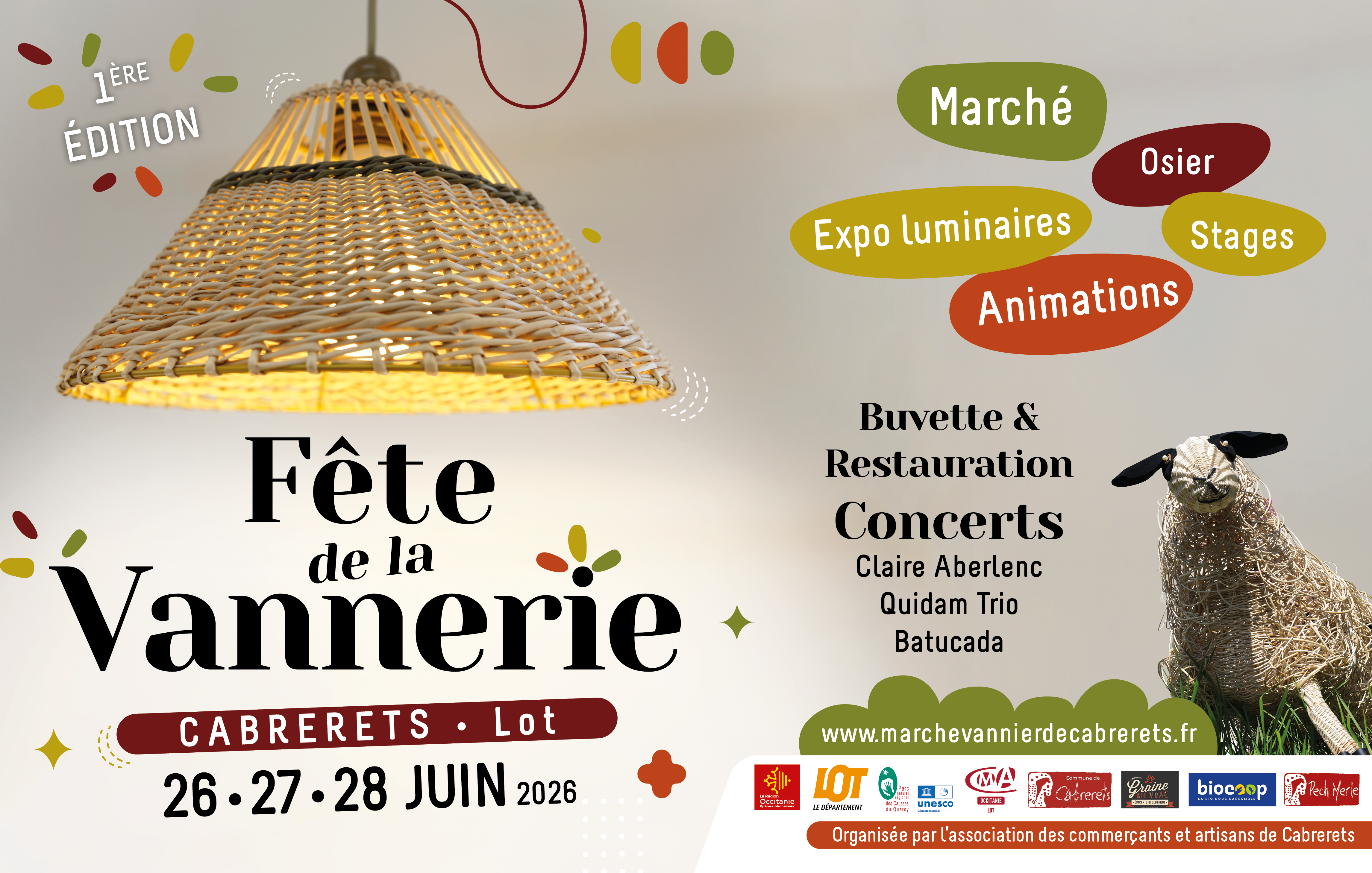 Fête de la Vannerie — visuel événement