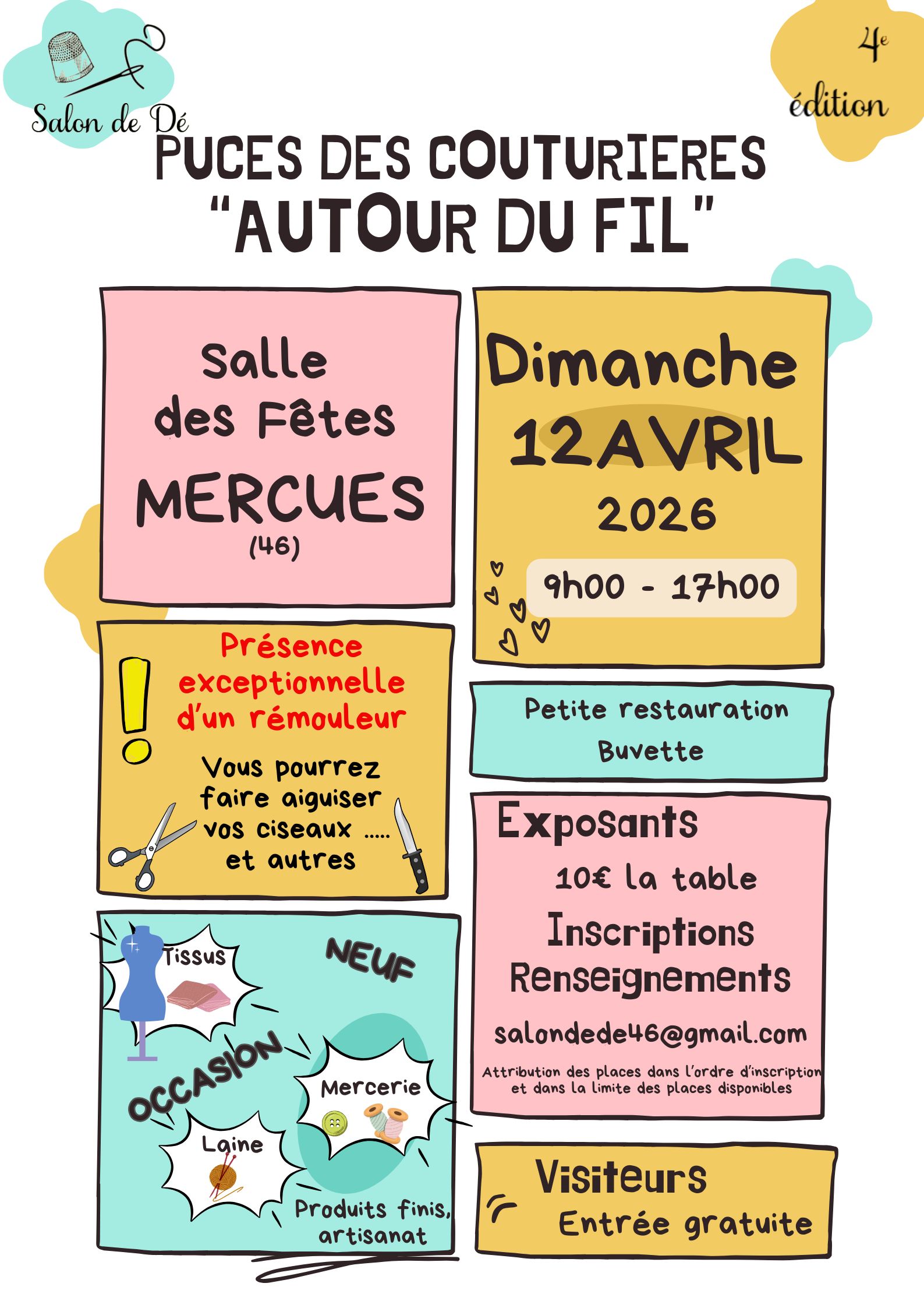 Puces des couturières "Autour du Fil"