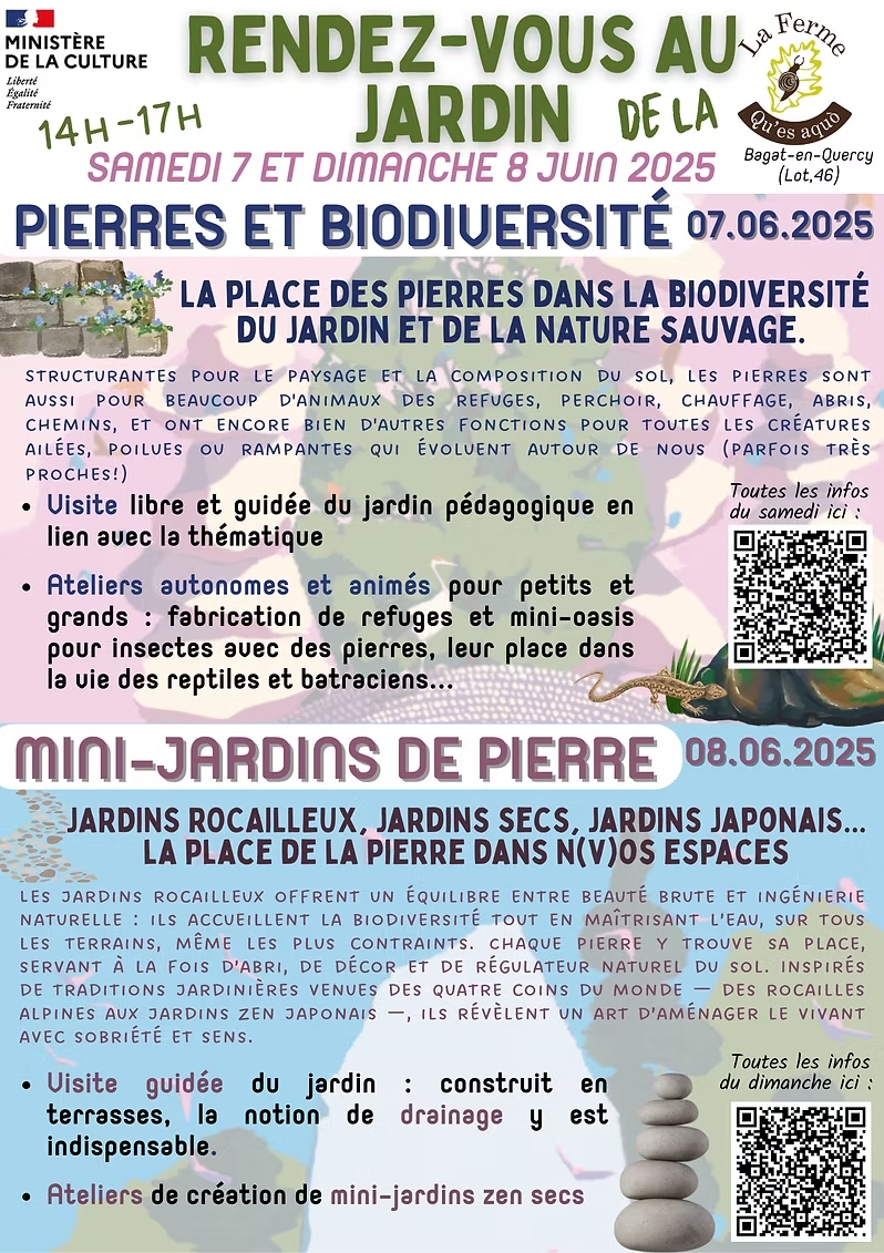 Rendez-vous aux Jardins à la ferme Qu'es Aquo