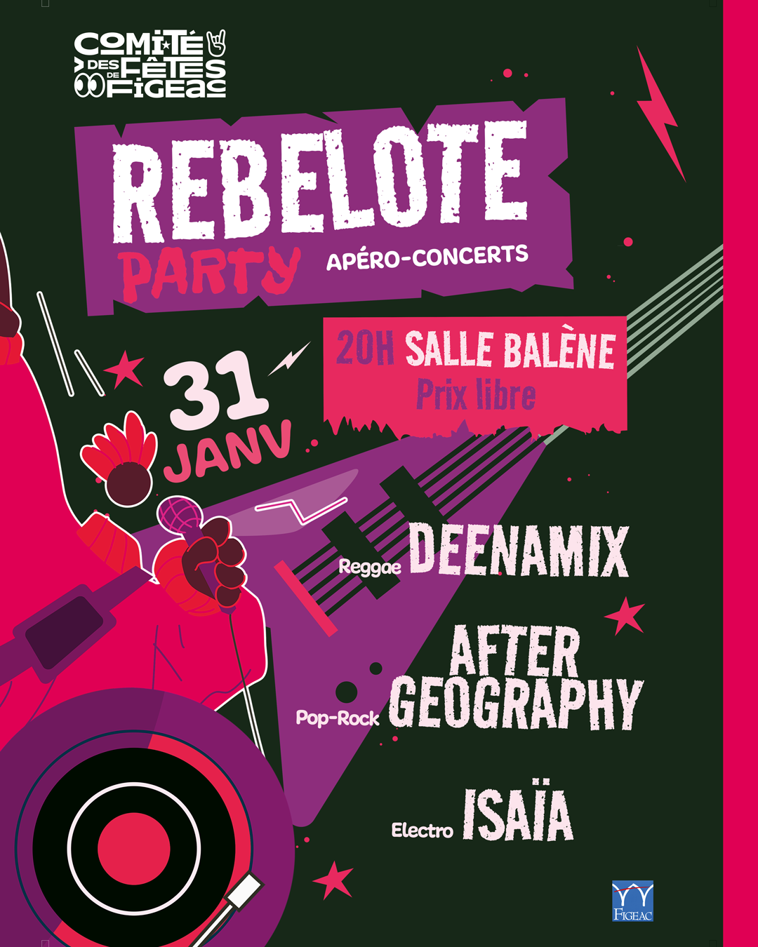 Soirée Rebelote party à Figeac !