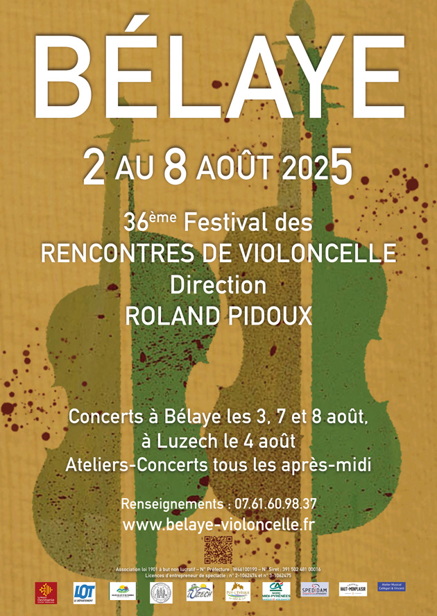 Rencontres de Violoncelle de Bélaye : Concert du vendredi