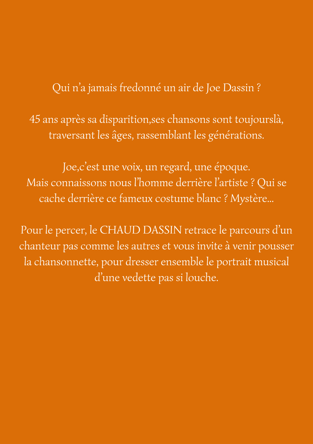 Spectacle Musical à le Bourg : le " Chaud Dassin", Le Bourg - photo 4