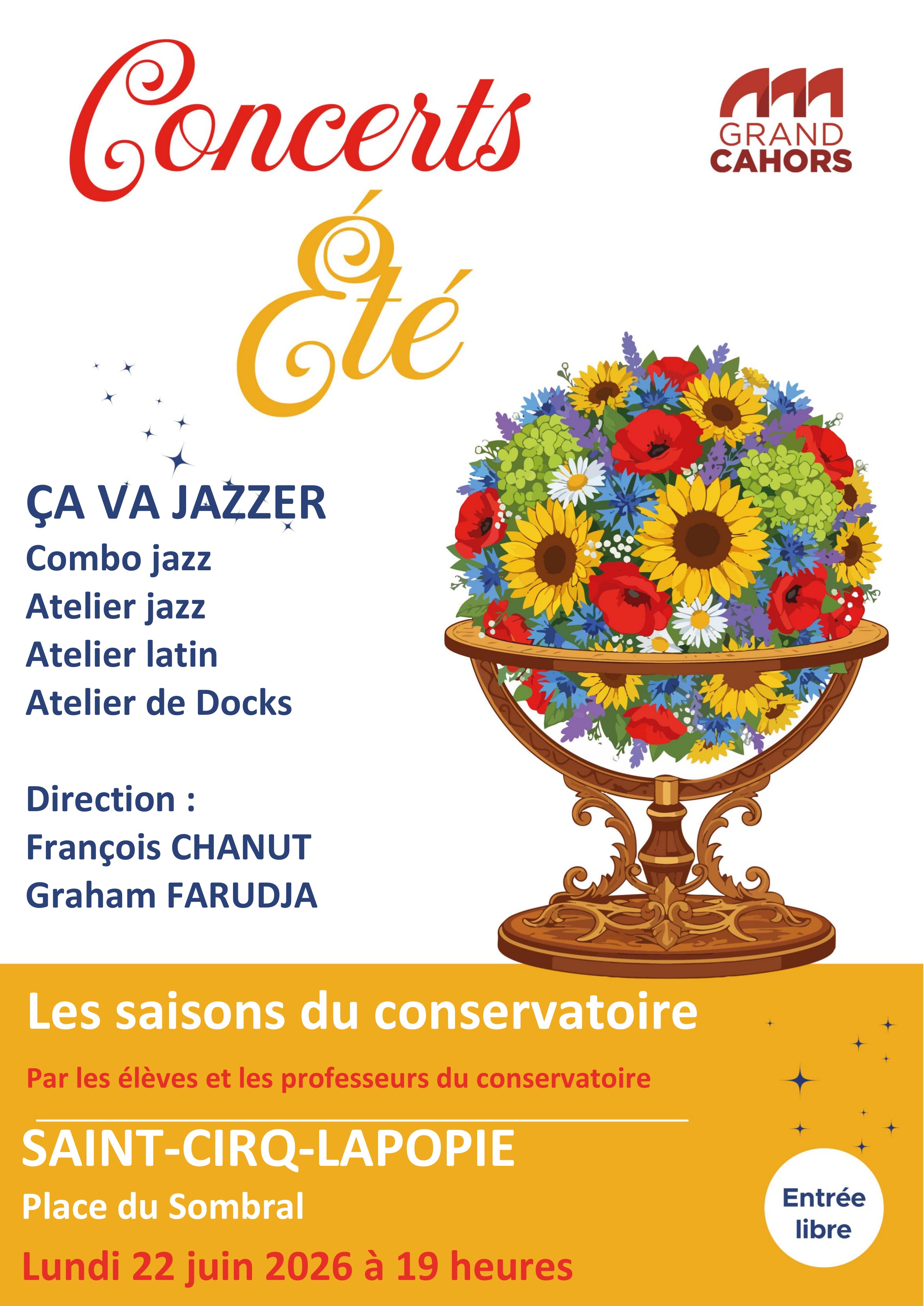 *** ANNULE *** Concert "Ça Va Jazzer"