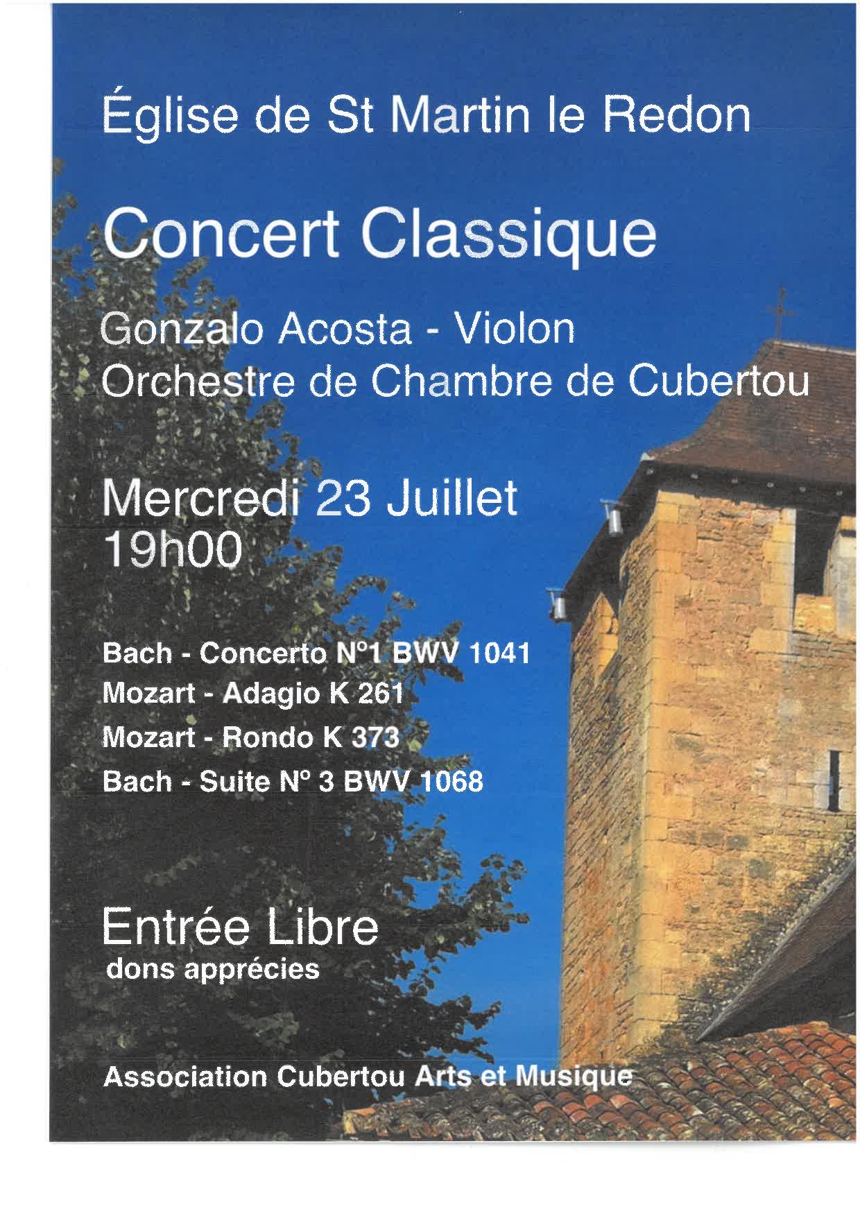 Concert classique à Sain-Martin-le-Redon