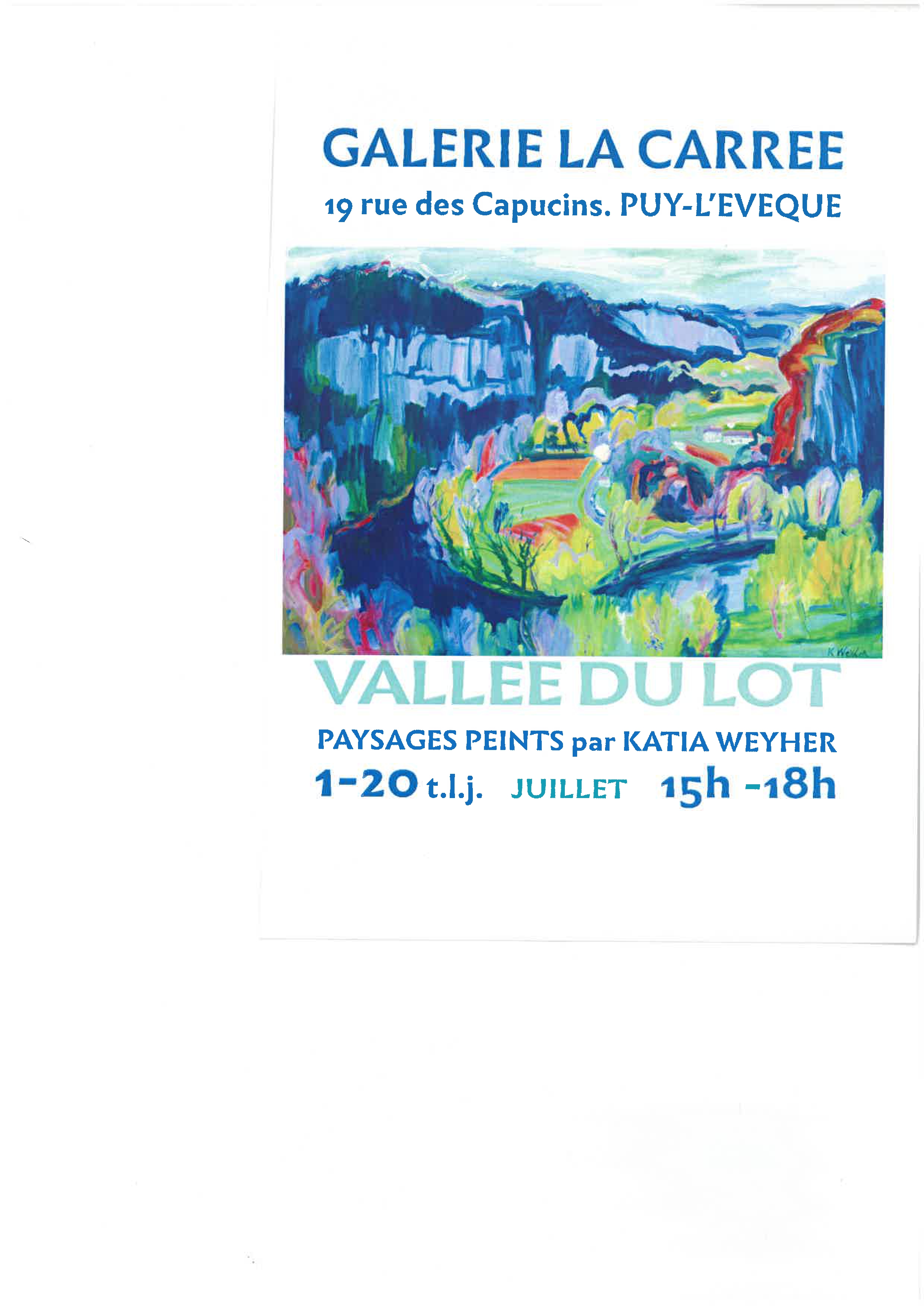 Exposition à la galerie La Carrée : Katia Weyher
