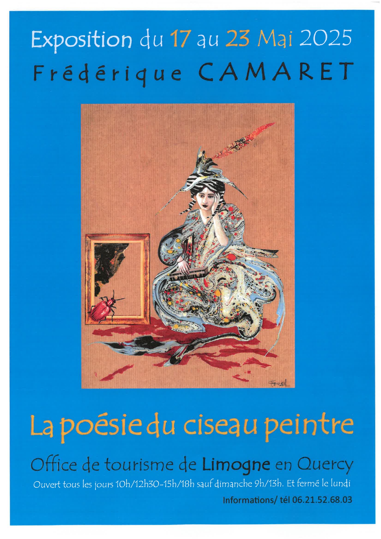 Exposition de l'artiste Frédérique Camaret