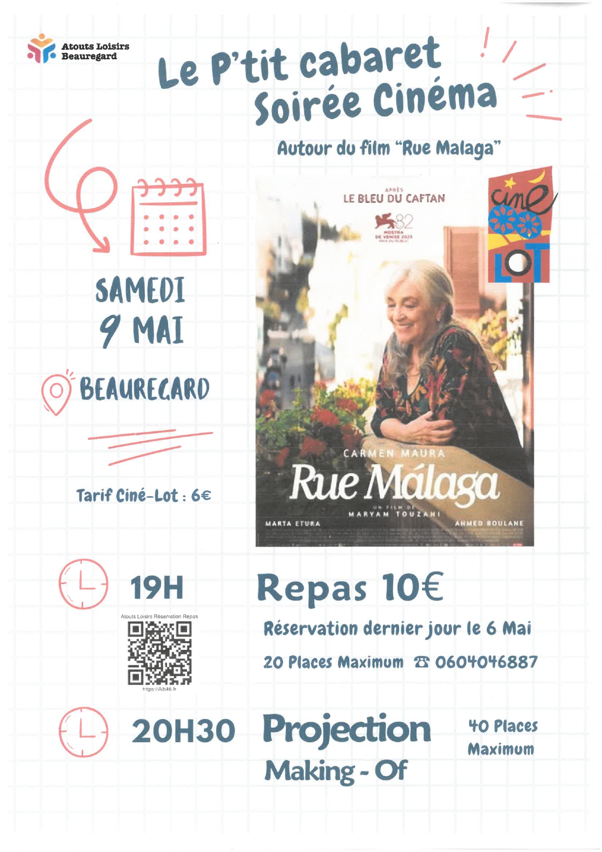 Ciné-Lot : "Rue Malaga" — visuel événement