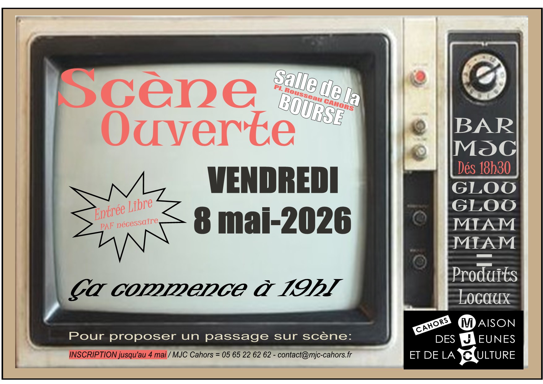 Scène ouverte à Cahors — visuel événement
