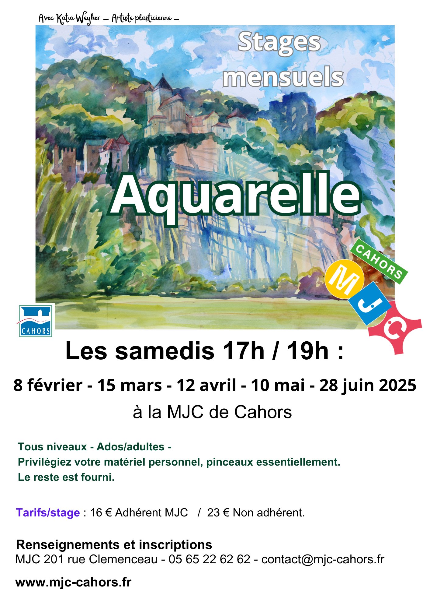 Stages Aquarelle