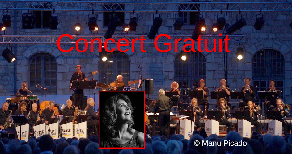 Souillac en Jazz - SWING MACHINE BIG BAND avec GILDA SOLVE