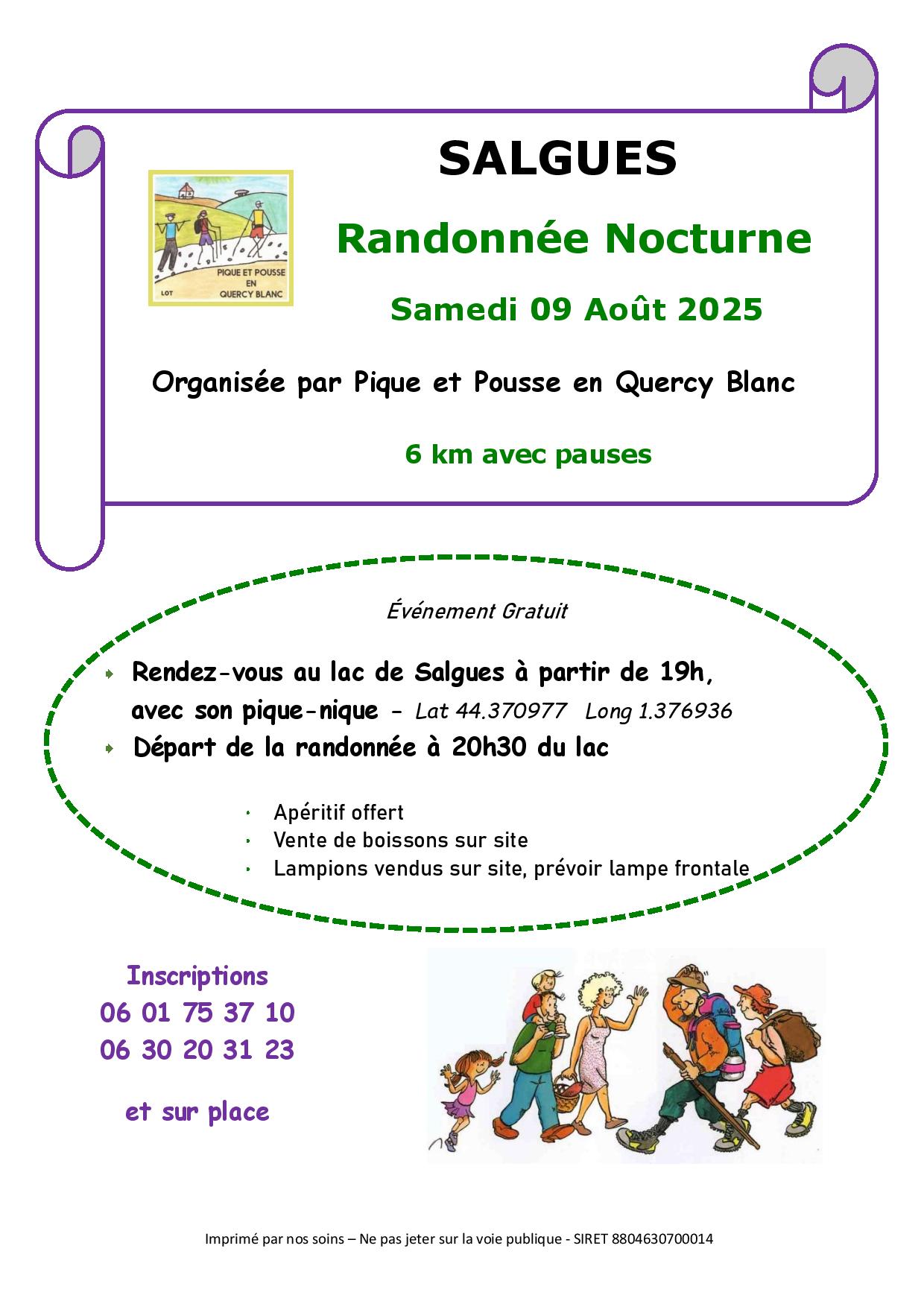 Randonnée nocturne à Salgues, Labastide-Marnhac - photo 2