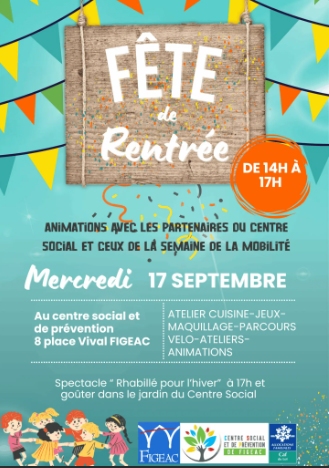 Fête de Rentrée du Centre Social de Figeac
