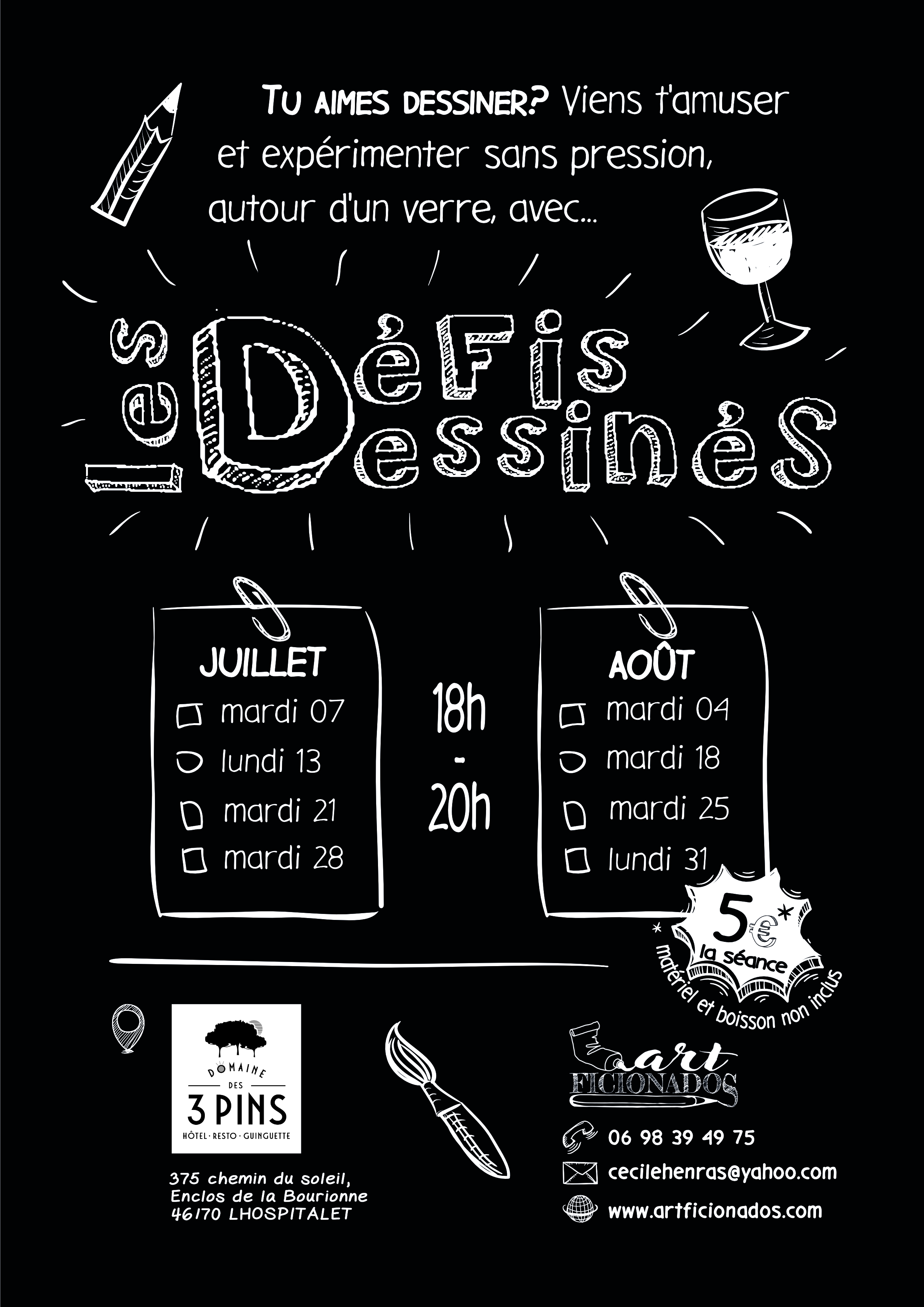 Les Défis Dessinés — visuel événement