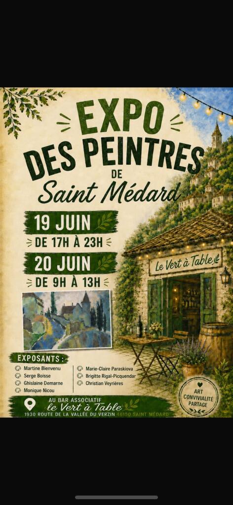 Expo des peintres de Saint-Médard