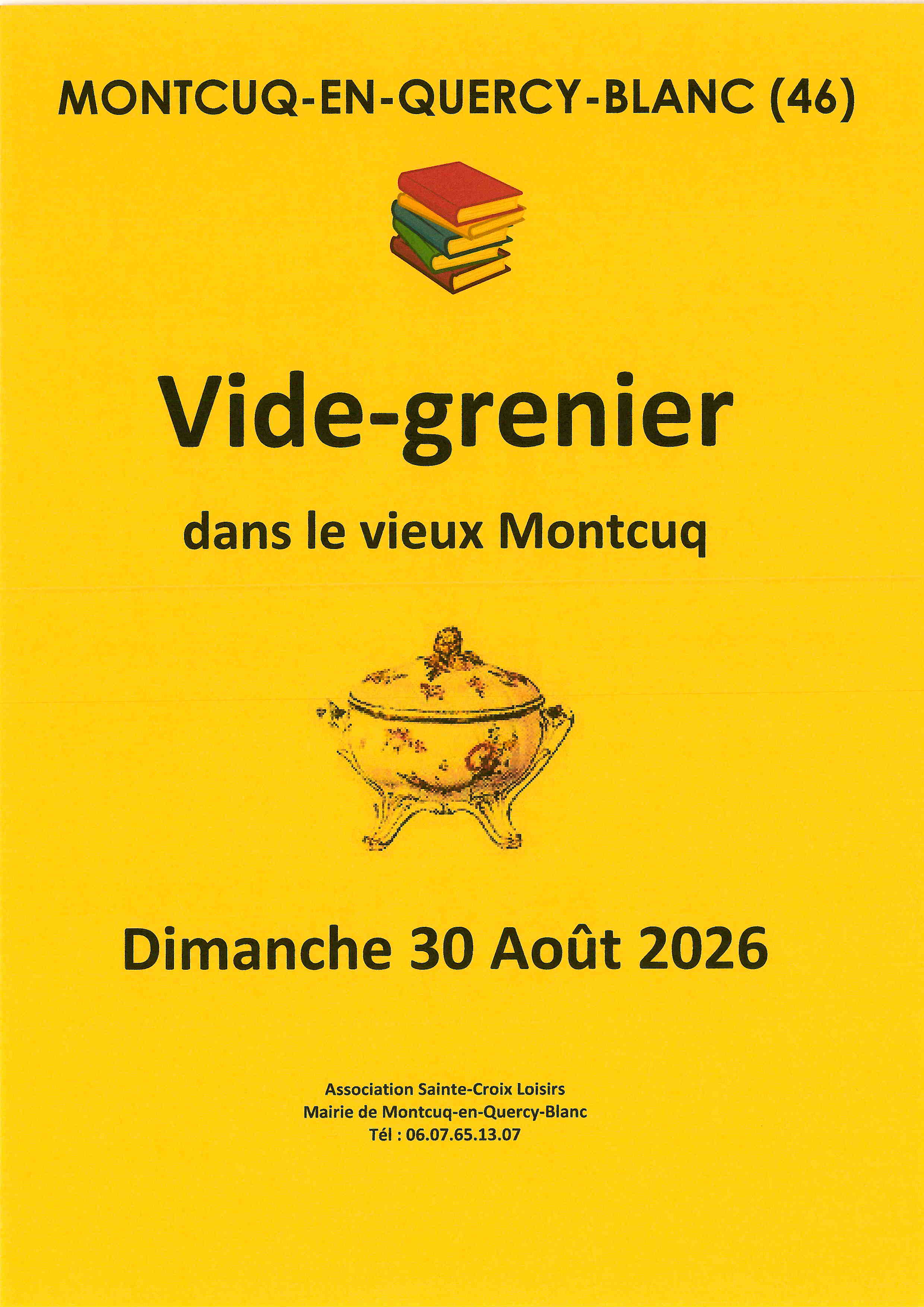 Vide-greniers à Montcuq — visuel événement