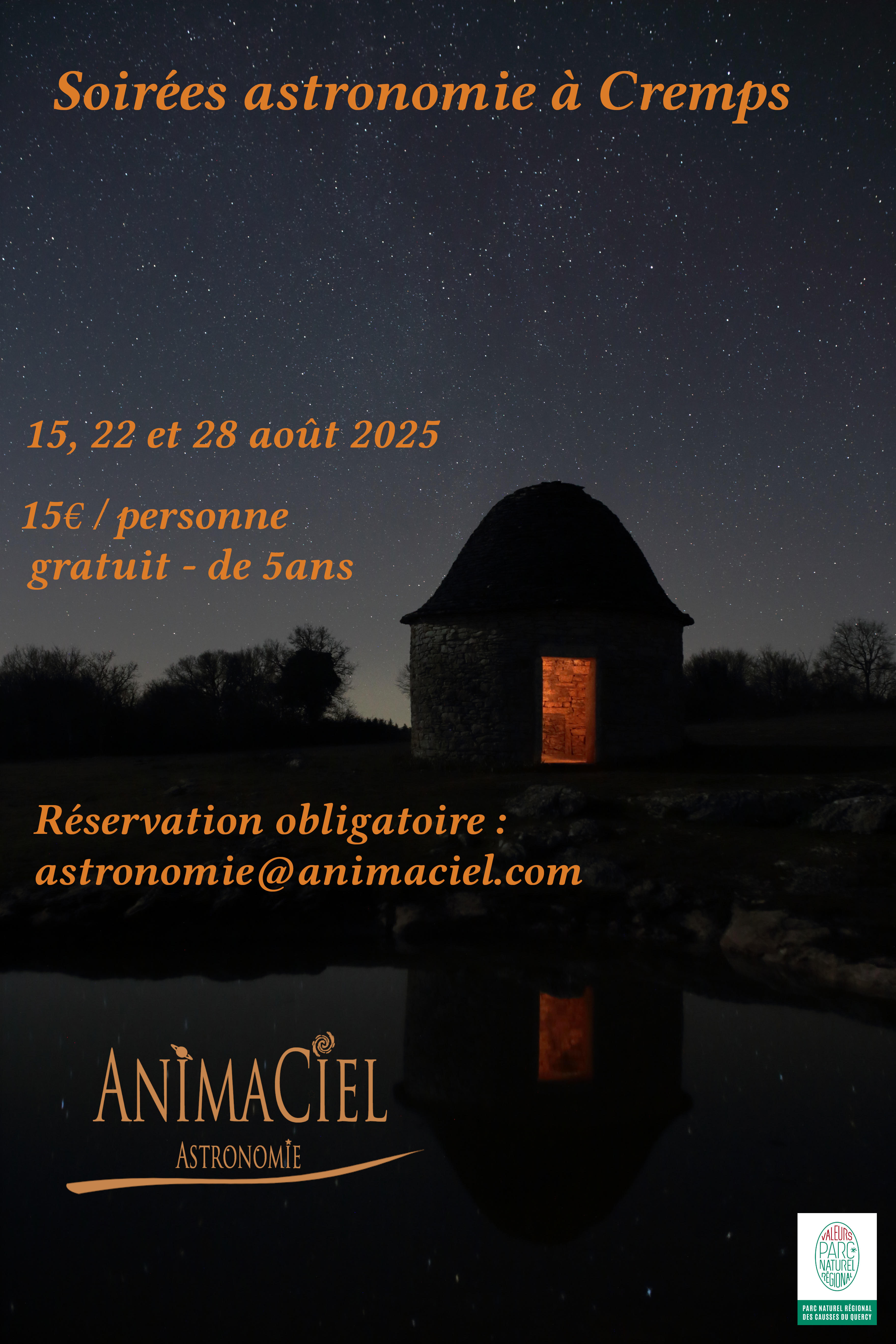 Soirée astronomie avec Animaciel