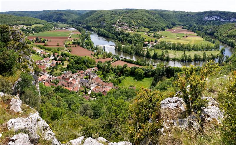 St-Géry - vue Panoramique sur le Lot _14 © Lot Tourisme - C. Sanchez