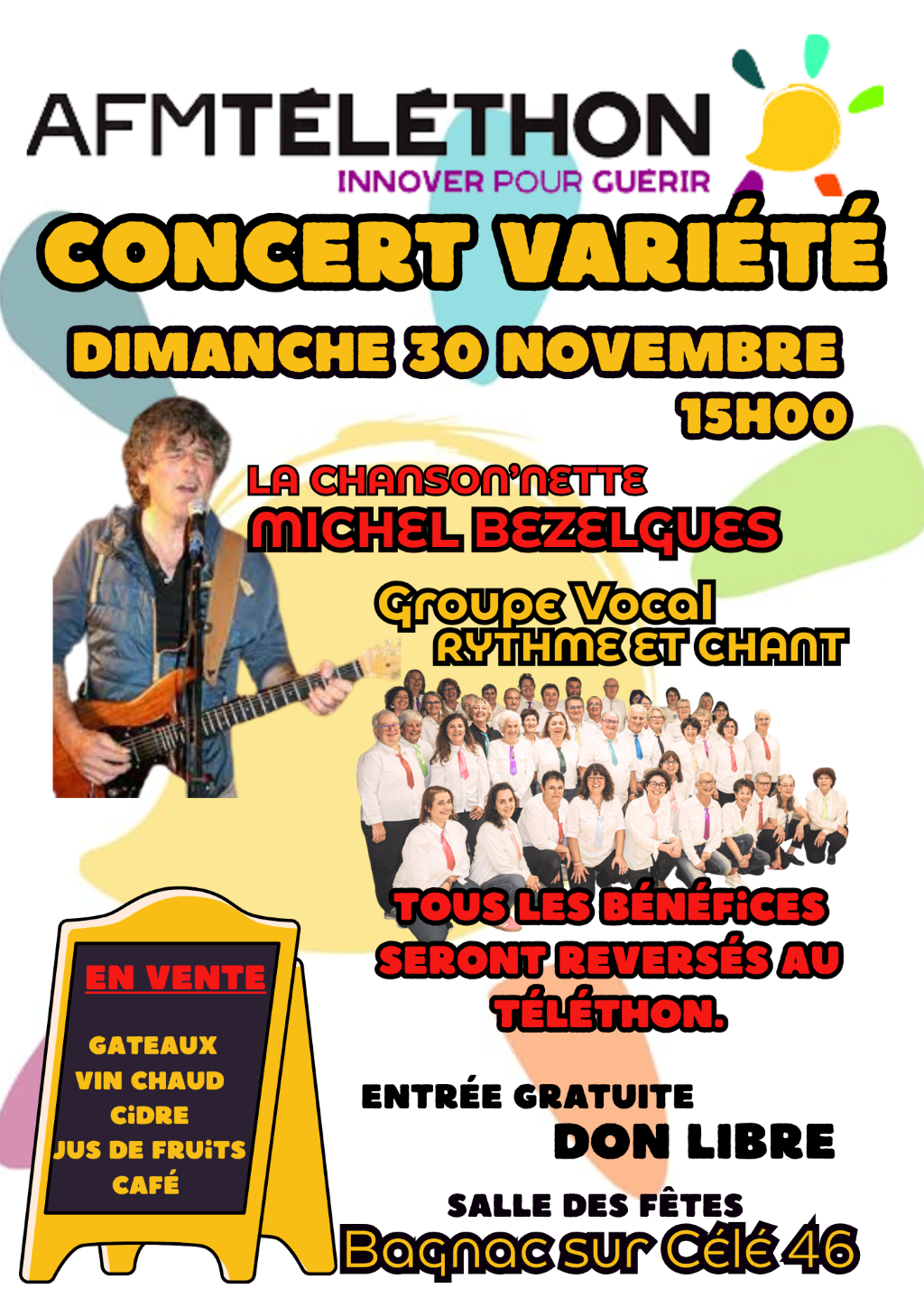 Concert Téléthon à Bagnac-sur-Célé