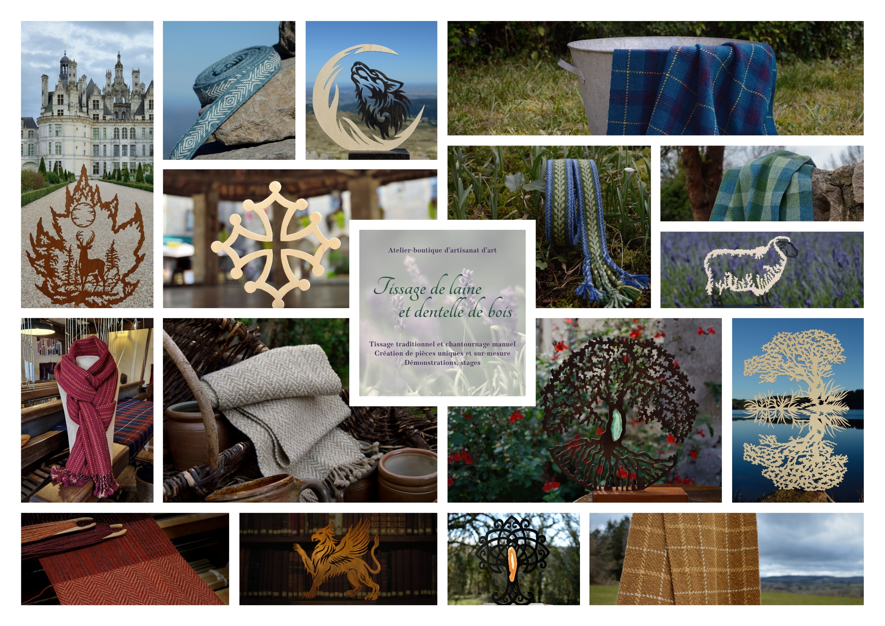 Atelier-boutique Tissage de laine et dentelle de bois - photo 2