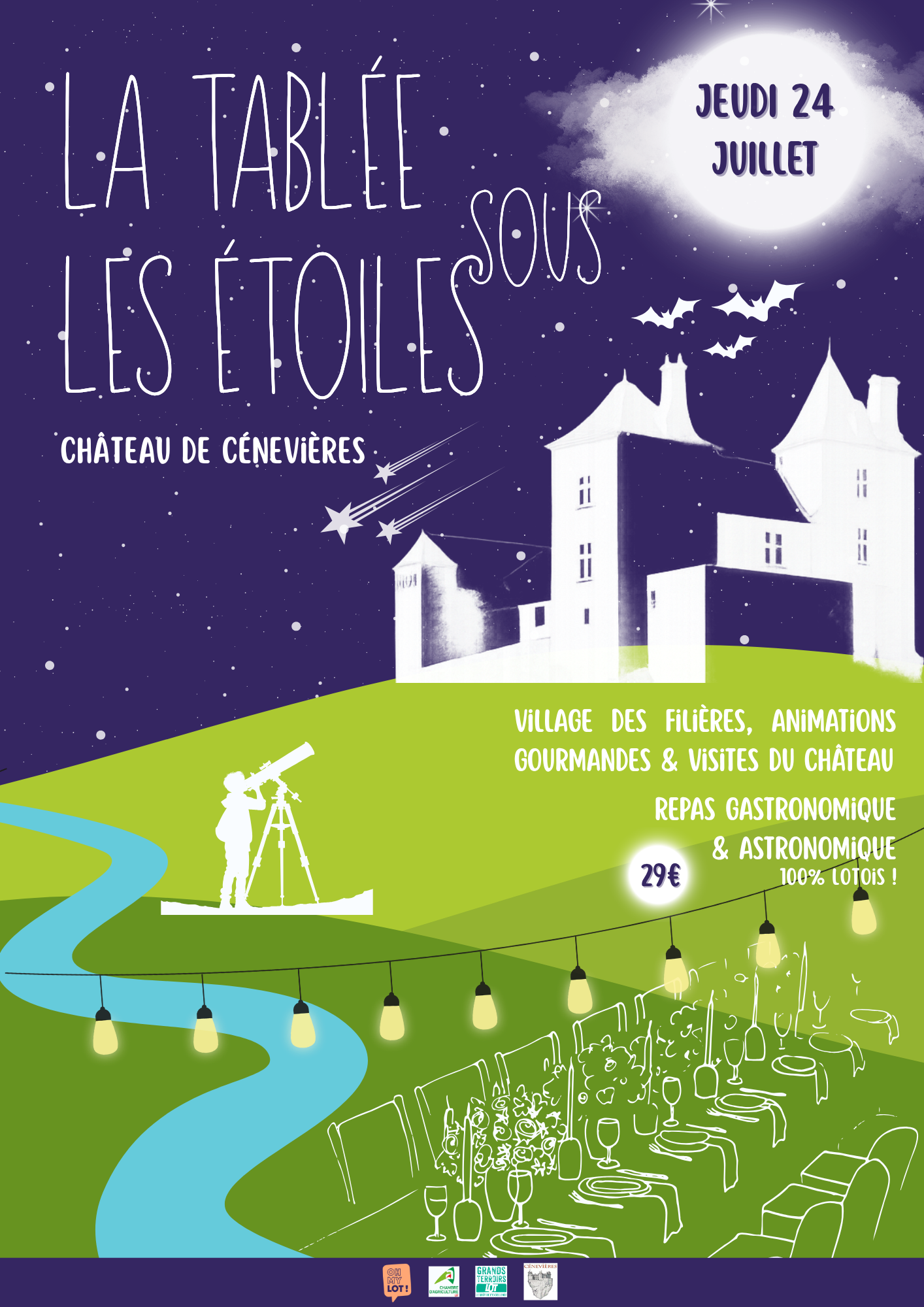 La Tablée sous les Etoiles **REPAS ANNULE**