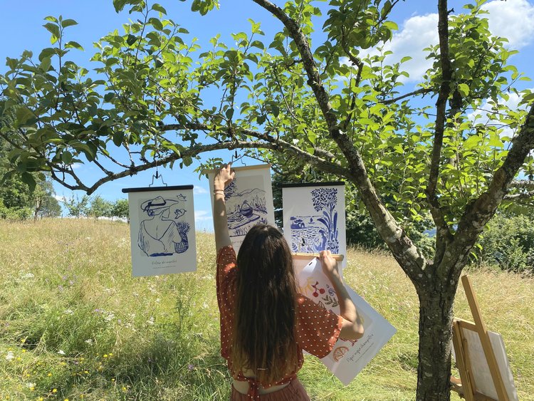 Stage d'expression artistique - la couleur, Cornac