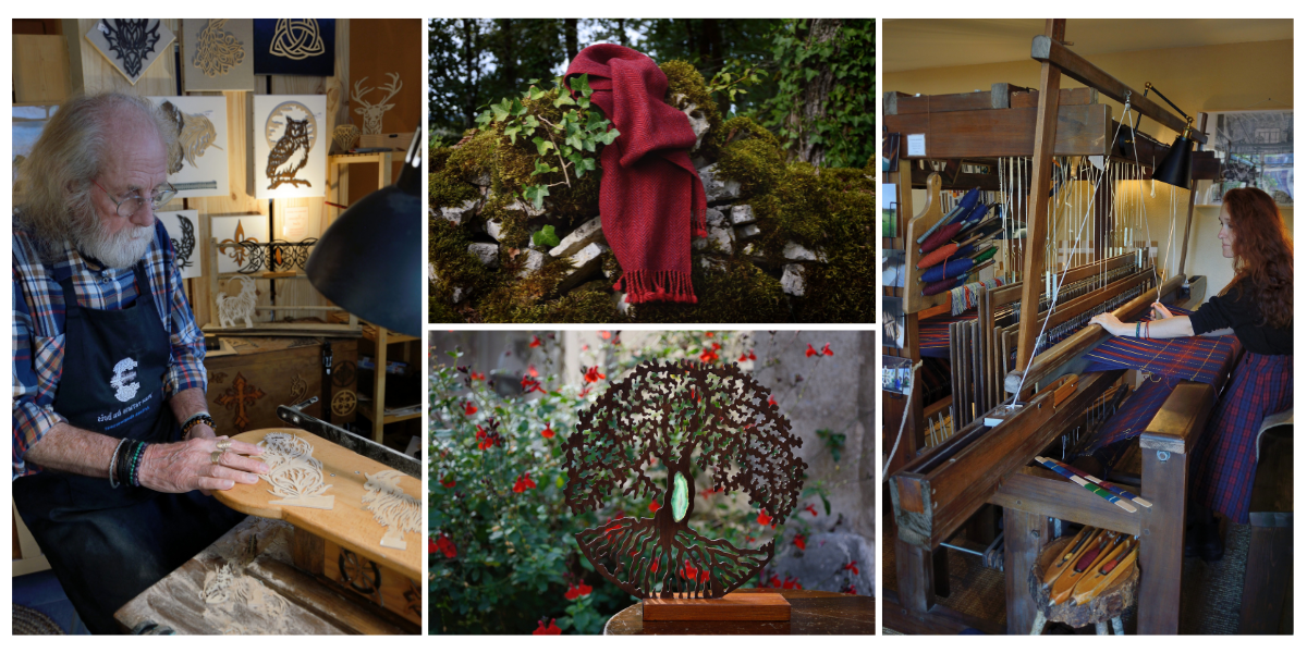 Atelier-boutique Tissage de laine et dentelle de bois