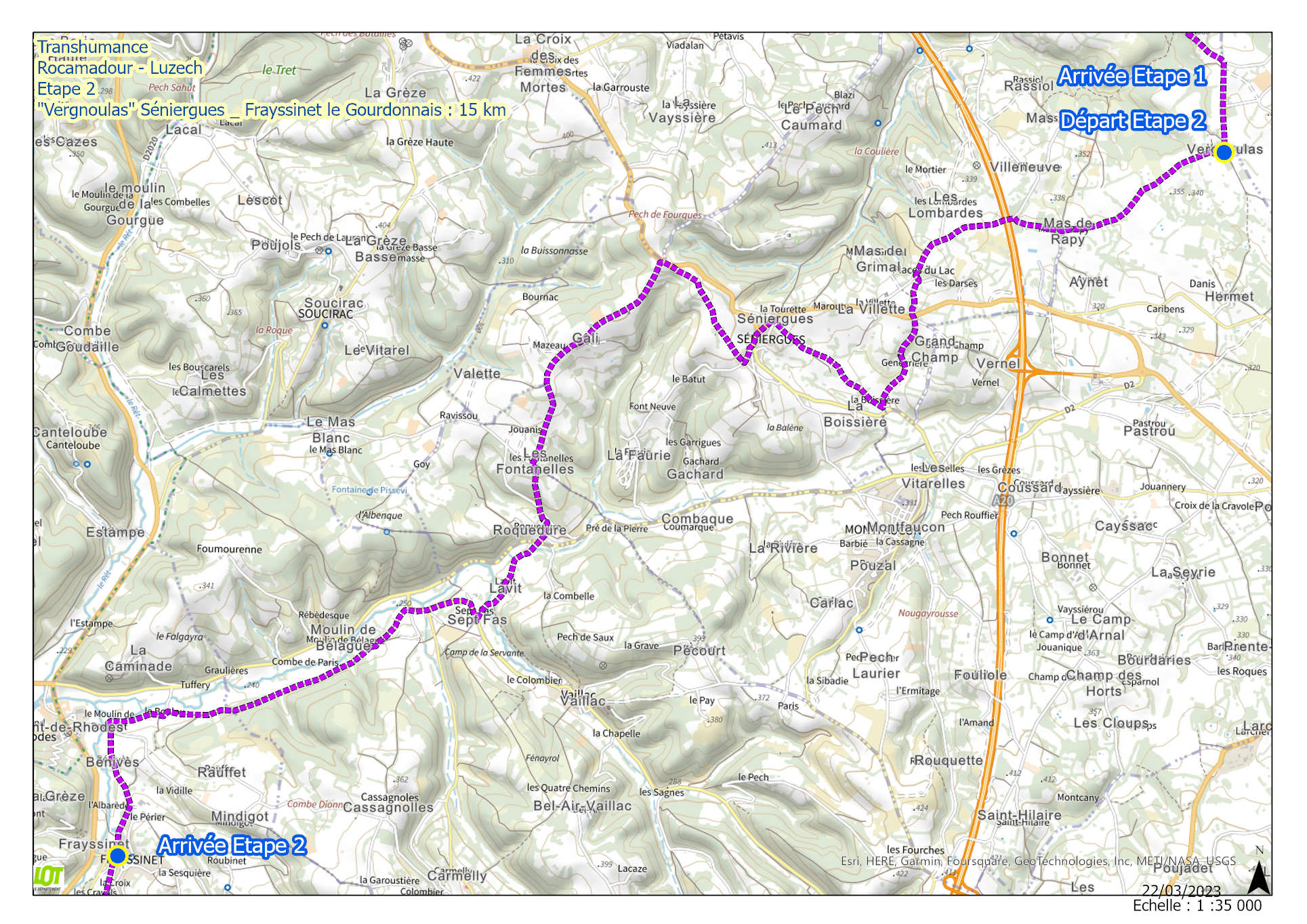 Transhumance Rocamadour - Luzech : étape Séniergues - Frayssinet le Gourdonnais, Séniergues - photo 2