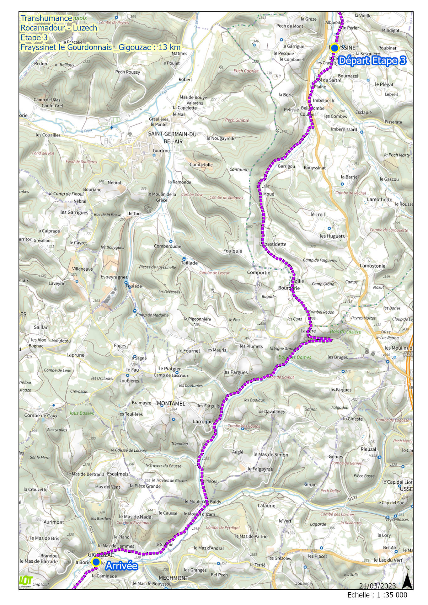 Transhumance Rocamadour - Luzech : étape Frayssinet le Gourdonnais - Gigouzac, Frayssinet - photo 2