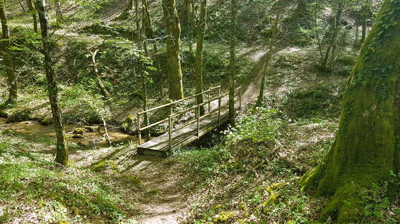 Traversée du ruisseau de Teyssieu