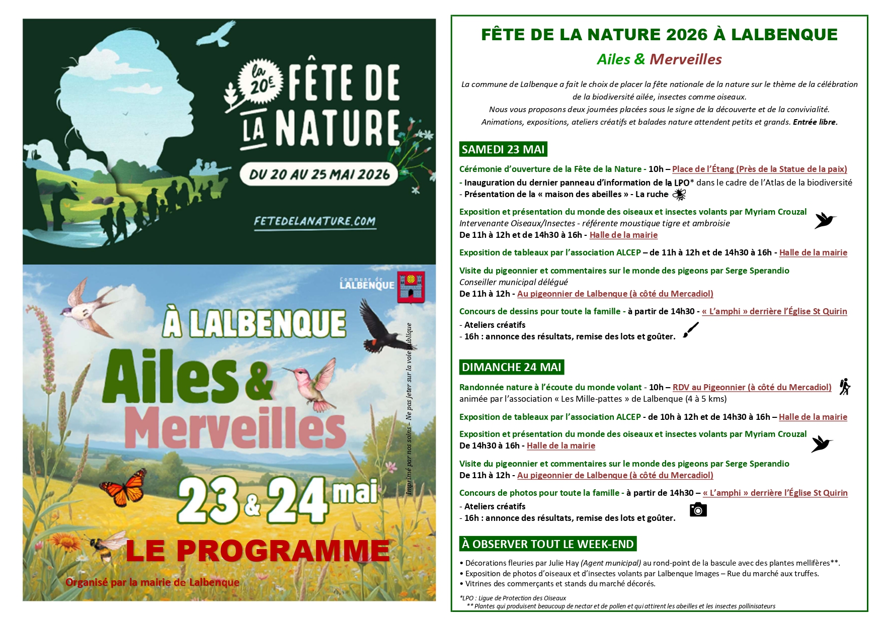 Fête de la Nature à Lalbenque