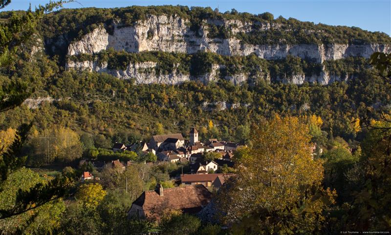 Marcilhac-sur-Célé - Vue sur le Village